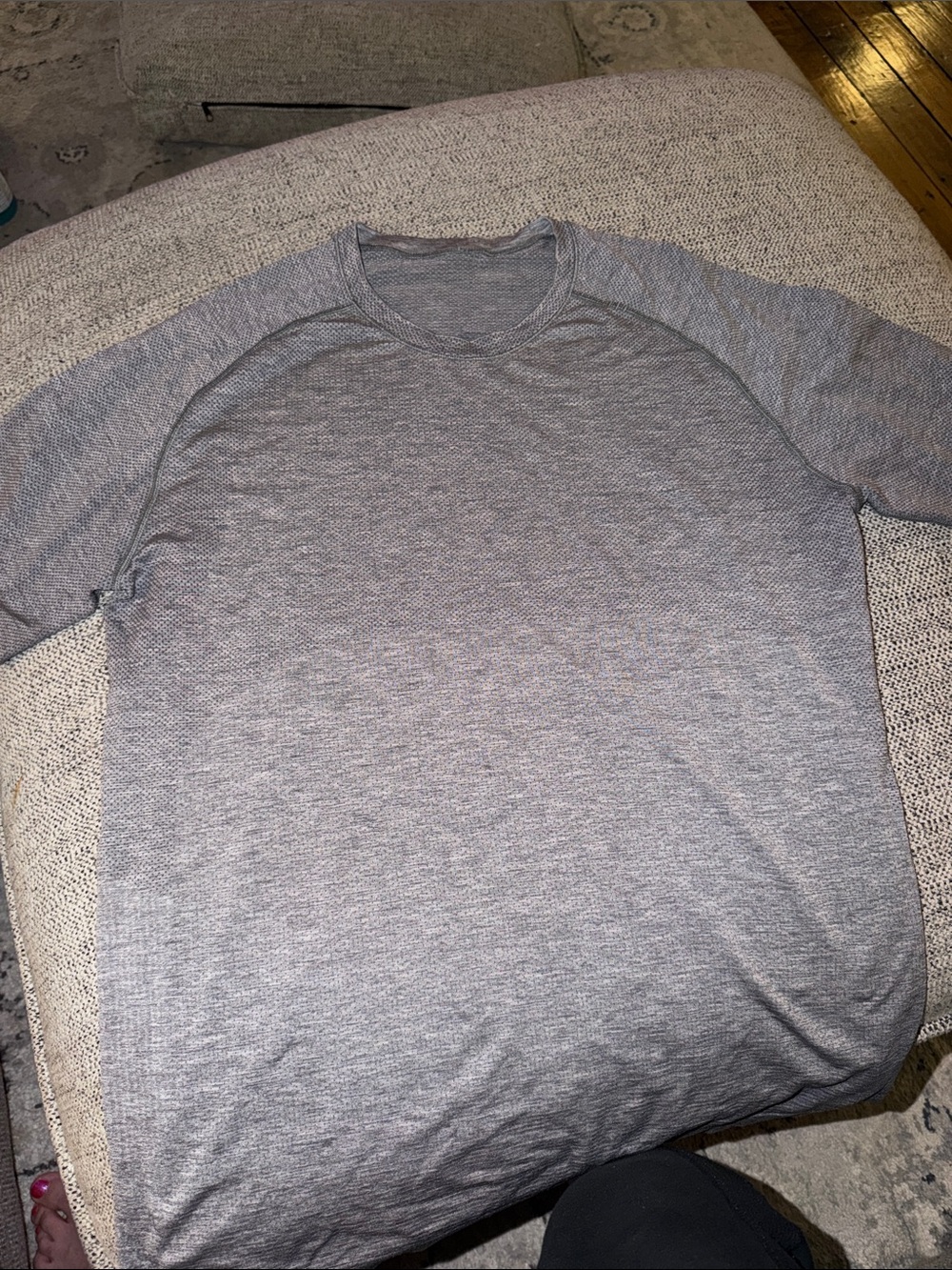 Men's Crewneck Lululemon Metal Vent Tech Shirt - Light Gray